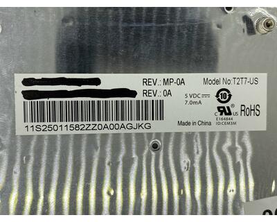 Клавиатура для ноутбука Lenovo IdeaPad (B470, V470) Black, (Black Frame), RU - фото 3