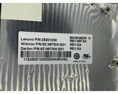 Клавиатура для ноутбука Lenovo IdeaPad (V370) Black, (Red Frame), RU - фото 3