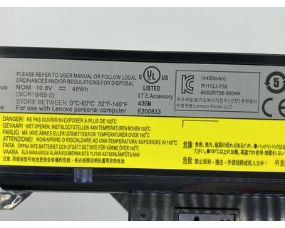 Акумуляторна батарея для ноутбука Lenovo-IBM 57Y6454 IdeaPad G460 10.8V Black 4400mAh Orig - фото 3