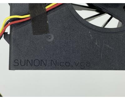 Вентилятор для ноутбука Lenovo ThinkPad W700 5V 0.5A 3-pin SUNON - фото 3