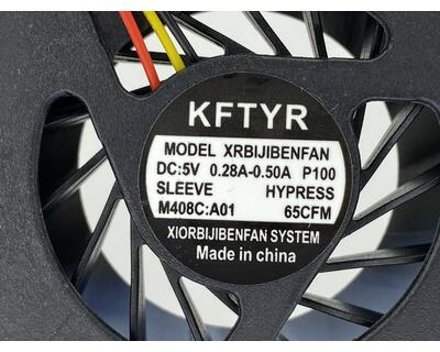 Вентилятор для ноутбука Lenovo IdeaPad Y550 5V 0.28-0.50A 3-pin KFTYR - фото 3