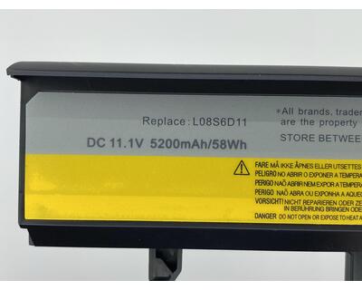 Акумуляторна батарея для ноутбука Lenovo-IBM L08L6D11 IdeaPad Y330 11.1V Black 5200mAh OEM - фото 3