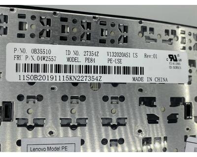 Клавиатура для ноутбука Lenovo ThinkPad Edge (E530, E535, E530C), с указателем (Point Stick) Black, Black Frame, RU - фото 3