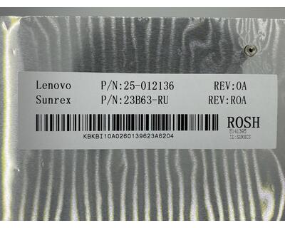 Клавіатура для ноутбука Lenovo IdeaPad (G480), Black, (Black Frame), RU - фото 3
