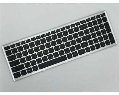 Клавиатура для ноутбука Lenovo Ideapad P500, Z500, Z500A, Z500G, Z500T Black, (Gray Frame) RU - фото 2