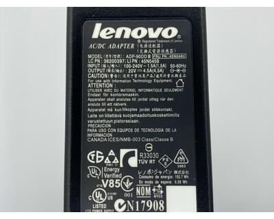 Блок живлення для ноутбука Lenovo 90W 20V 4.5A 5.5 x 2.5mm CPA-A090 OEM - фото 3
