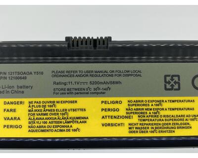 Акумуляторна батарея для ноутбука Lenovo-IBM 121TL070A IdeaPad Y510 11.1V Black 5200mAh OEM - фото 3