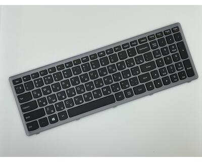 Клавіатура для ноутбука Lenovo IdeaPad (FLex 15) Black, (Gray Frame), RU - фото 2