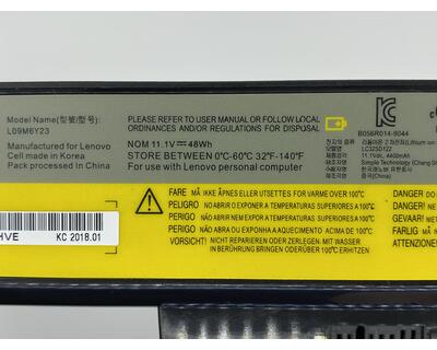 Аккумуляторная батарея для ноутбука Lenovo-IBM L10P6Y21 E46 11.1V Black 4400mAh Orig - фото 3