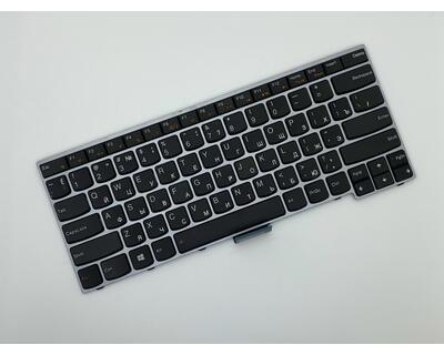 Клавиатура для ноутбука Lenovo IdeaPad (V490) Black, (Silver Frame), RU - фото 2