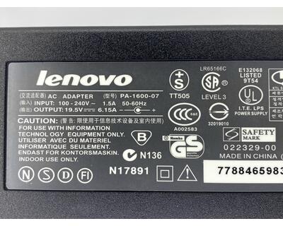 Блок питания для ноутбука Lenovo 120W 19.5V 6.15A 5.5x2.5mm ADP-120ZB Orig - фото 3
