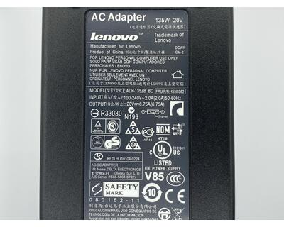 Блок живлення для ноутбука Lenovo 135W 20V 6.75A Yoga 45N0361 Orig - фото 3