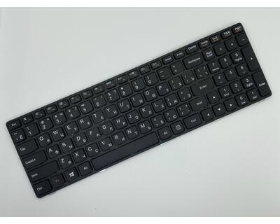 Клавіатура для ноутбука Lenovo IdeaPad (G500, G700), Black, (Black Frame) RU - фото 2