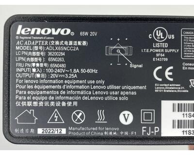 Блок живлення для ноутбука Lenovo 65W 20V 3.25A Yoga 0B46995 Orig - фото 3