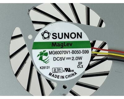 Вентилятор для ноутбука Lenovo IdeaPad U460, U460A, 5V 0.25A 4-pin SUNON - фото 3