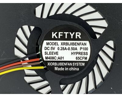 Вентилятор (кулер) для ноутбука Lenovo IdeaPad G400S 5V 0.28-0.5A 4-pin KFTYR - фото 3