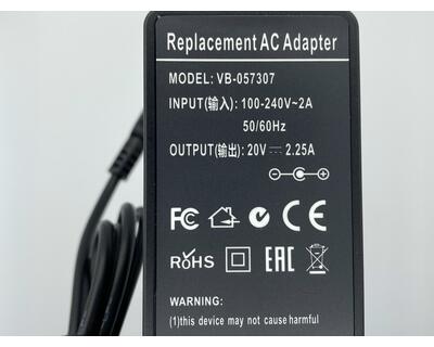 Блок живлення для ноутбука Lenovo 45W 20V 2.25A Yoga LO45200USBFK OEM - фото 3