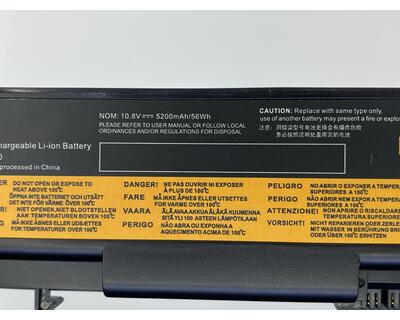 Акумуляторна батарея для ноутбука Lenovo 42T4235 ThinkPad T430 10.8V Black 5200mAh OEM - фото 3