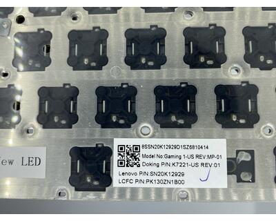 Клавиатура для ноутбука Lenovo IdeaPad (Y900-17ISK) с подсветкой (Light), Black, (No Frame), RU - фото 3