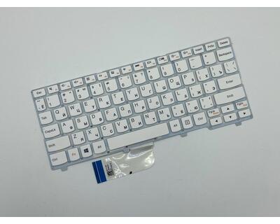 Клавіатура для ноутбука Lenovo IdeaPad (100S-11IBY) White (No Frame), RU - фото 2