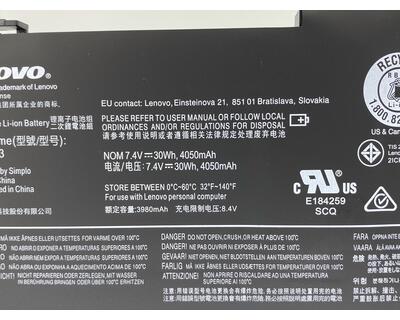 Аккумуляторная батарея для ноутбука Lenovo L14M2P24 E31-70 7.4V Black 4050mAh Orig - фото 3