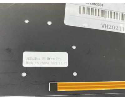 Клавіатура для ноутбука Lenovo IdeaPad (700, 700-17ISK) Black з підсвіткою (No Frame), RU - фото 3