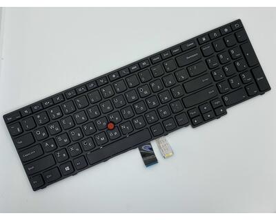 Клавіатура для ноутбука Lenovo Thinkpad (E570, E575) Black, (Black Frame), RU - фото 2