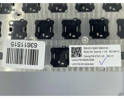 Клавиатура для ноутбука Lenovo Legion (Y920-17IKB) Black, (No Frame), RU - фото 3