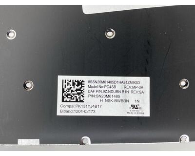 Клавиатура для ноутбука Lenovo IdeaPad 330S-14 с подсветкой (Light), Black, (No Frame), RU - фото 3