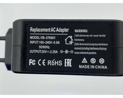 Блок живлення для ноутбука Lenovo 45W 20V 2.25A Yoga ADLX45NCC3A Wall OEM - фото 3