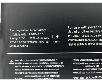 Акумуляторна батарея для ноутбука Lenovo L16M4PB3 IdeaPad 720S-13IKB 7.7V Black 5800mAh OEM - фото 3