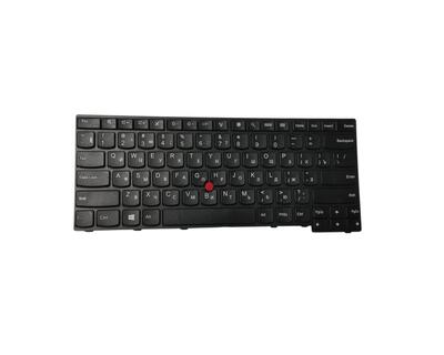 Клавиатура для ноутбука Lenovo Thinkpad (E470, E475) Black с указателем RU - фото 5