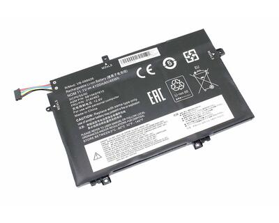 Акумуляторна батарея для ноутбука Lenovo L17M3P54 ThinkPad L480 11.1V Black 4100mAh