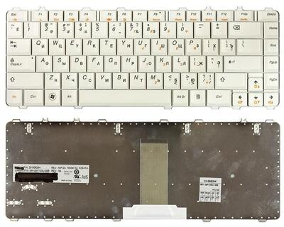 Клавиатура для ноутбука Lenovo IdeaPad Y450, Y450A, Y450G, Y550, Y550A, Y460, Y560, B460 White, (White Frame), RU - фото 5
