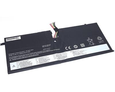 Аккумуляторная батарея для ноутбука Lenovo 45N1070 Thinkpad X1 Carbon (3443) 14.8V Black 3200mAh OEM