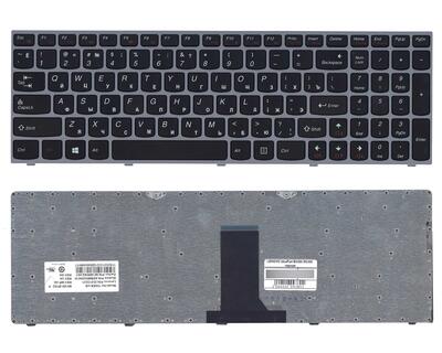 Клавиатура для ноутбука Lenovo IdeaPad (B5400, M5400) Black, (Silver Frame), RU - фото 5