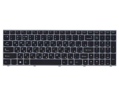 Клавиатура для ноутбука Lenovo IdeaPad (B5400, M5400) Black, (Silver Frame), RU - фото 6