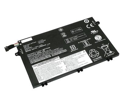 Аккумуляторная батарея для ноутбука Lenovo L17M3P51 ThinkPad E480 11.1V Black 4080mAh OEM