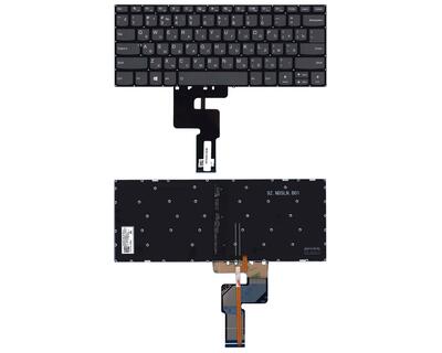 Клавиатура для ноутбука Lenovo IdeaPad 330S-14 с подсветкой (Light), Black, (No Frame), RU - фото 5