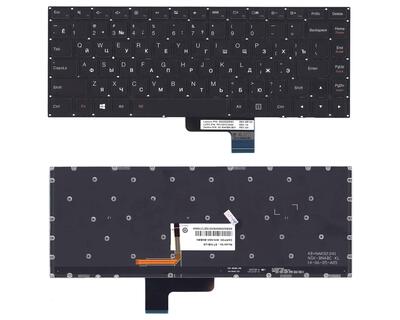 Клавиатура для ноутбука Lenovo IdeaPad Yoga (700-14ISK) Black с подсветкой (Light), (No Frame), RU
