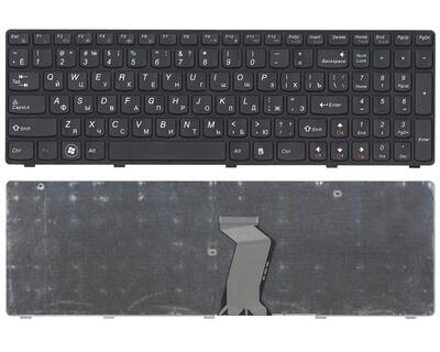 Купить Клавиатура для ноутбука Lenovo IdeaPad G580, G585, Z580, Z585, Z780 Black, (Black Frame), RU