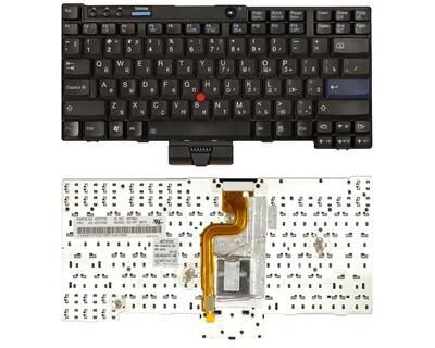 Клавіатура для ноутбука Lenovo ThinkPad (X200, X201) з вказівником (Point Stick) Black RU