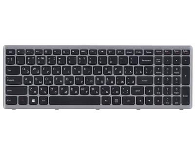 Клавіатура для ноутбука Lenovo IdeaPad (FLex 15) Black, (Gray Frame), RU - фото 6