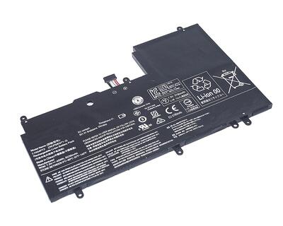 Аккумуляторная батарея для ноутбука Lenovo L14M4P72 Yoga3 14 Yoga 700-14ISK 7.5V Black 6230mAh OEM