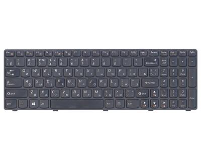 Клавіатура для ноутбука Lenovo IdeaPad (G500, G700), Black, (Black Frame) RU - фото 6