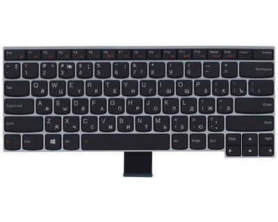 Клавиатура для ноутбука Lenovo IdeaPad (V490) Black, (Silver Frame), RU - фото 6