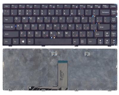 Клавіатура для ноутбука Lenovo IdeaPad (Y410P) Black, (Black Frame), RU