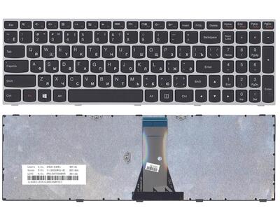 Клавіатура для ноутбука Lenovo IdeaPad (G50-70, G50-30), Black, (Gray Frame) RU - фото 5