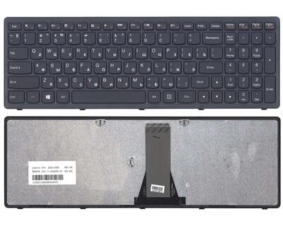 Клавиатура для ноутбука Lenovo IdeaPad (S500, S500C) Black, (Black Frame), RU