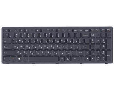 Клавиатура для ноутбука Lenovo IdeaPad (S500, S500C) Black, (Black Frame), RU - фото 2